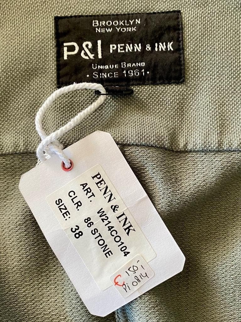 i513 Nieuw: Penn&Ink mt. 38=M jasje blazer colbert katoen, Maat 38/40 (M), Penn and Ink, Nieuw, Ophalen of Verzenden