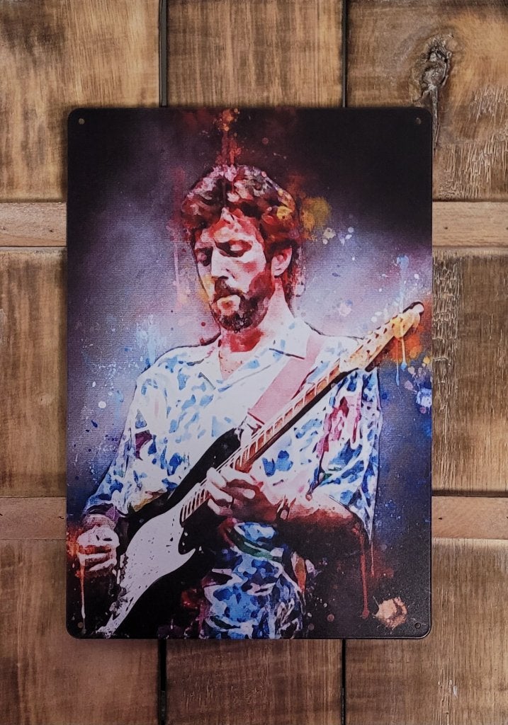 Eric Clapton getekend reclamebord van metaal wandbord deco, Verzamelen, Info@deconoord.nl, Deco Noord, Nieuw, Ophalen of Verzenden