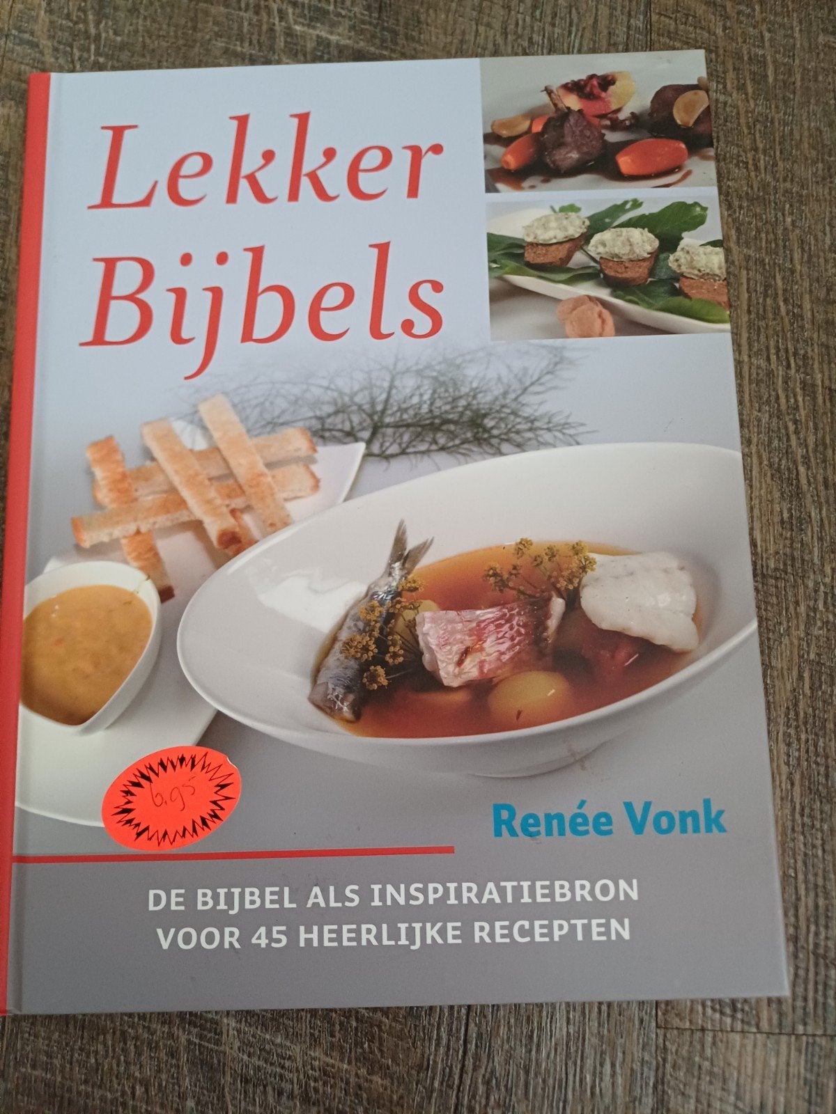 Lekker Bijbels - Kookboek door Renée Vonk, Boeken, Renée Vonk, Hoofdgerechten, Ophalen of Verzenden, Zo goed als nieuw