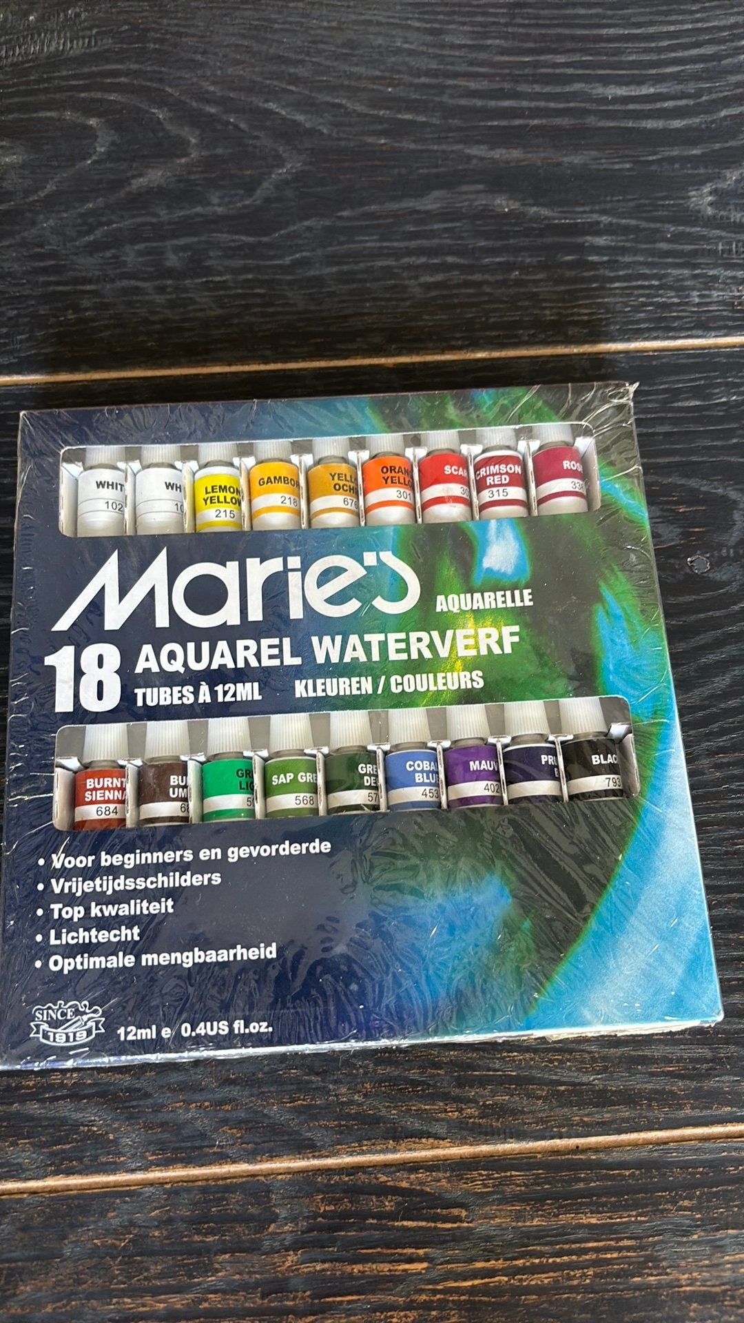 Marie s Aquarel Waterverf Nieuwe set, Fantasie, Nieuw, Ophalen of Verzenden, Overige materialen