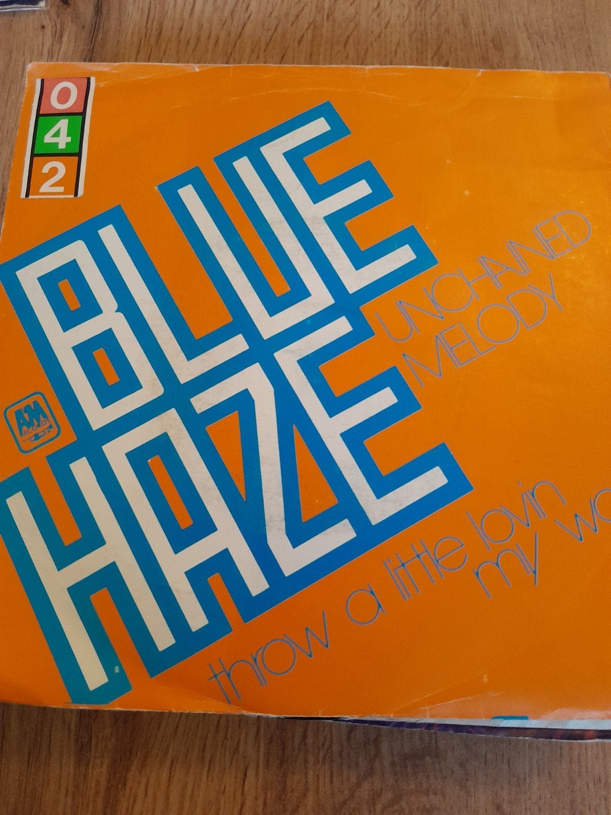 Blue haze 7 inch unchained melody, Ophalen of Verzenden, Zo goed als nieuw, Pop