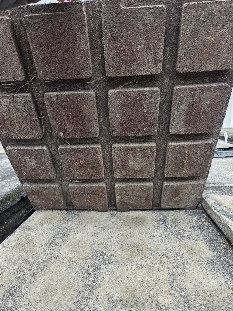 Rubberen tegels 50x50x4,5 cm, ., ., ., Weidegang