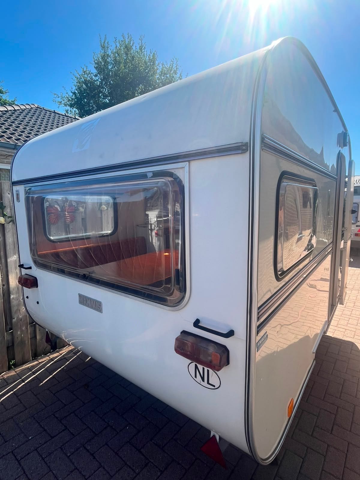 Leuke knaus retro 325kentekenvrij Schwabbelnest met voortent, Schokbreker, Hobby, Bedrijf, Treinzit
