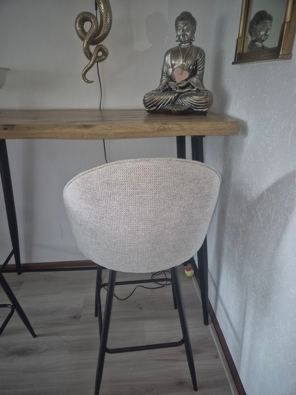 bartafel met krukken, Huis en Inrichting, Barkrukken, Ophalen