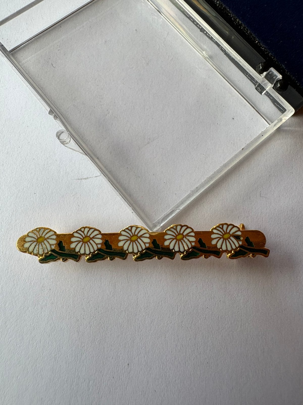 Broche - haarspeld, Overige materialen, 4 tot 7 cm, Gebruikt, Ophalen of Verzenden