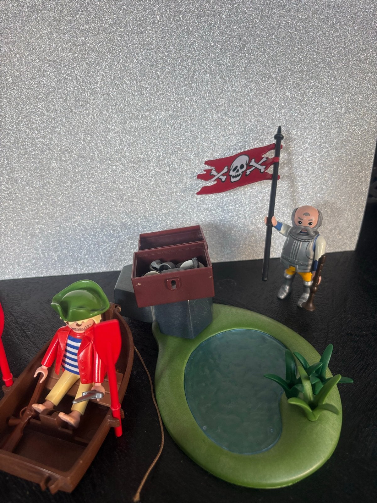 Playmobil Piraten set met schat en boot, Ophalen, Gebruikt, Jongen of Meisje