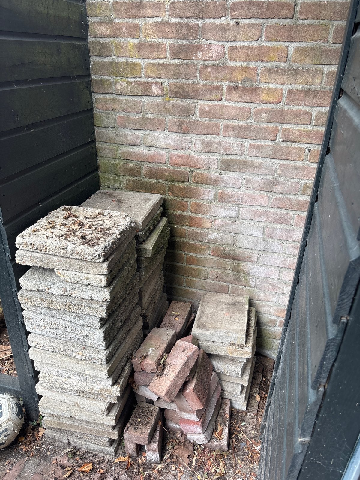 Gratis af te halen: 30x30 tegels, Tuin en Terras, Ophalen, Gebruikt, Beton, Terrastegels