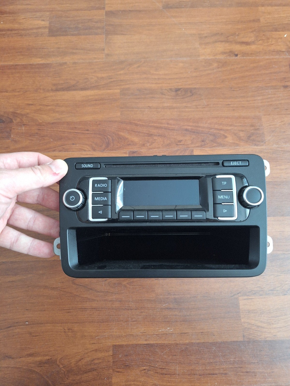 Volkswagen Polo Radio origineel, Auto diversen, Ophalen of Verzenden, Gebruikt