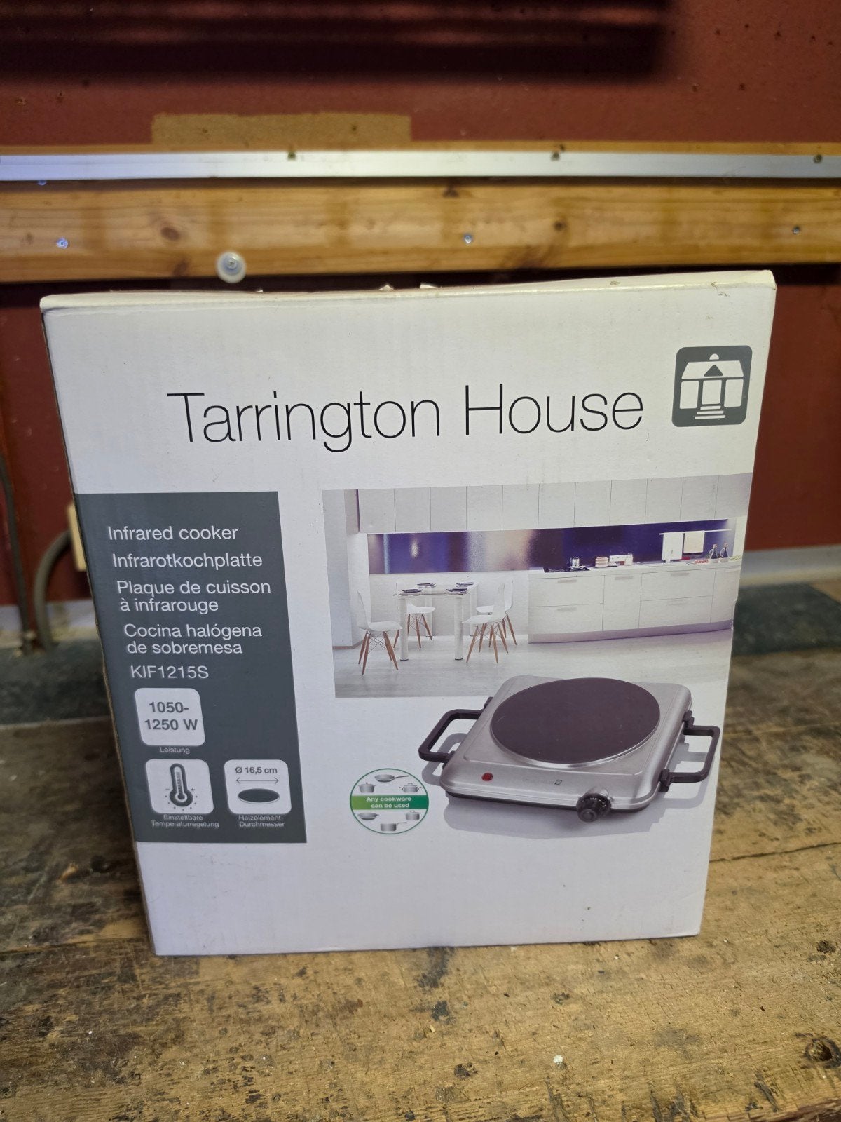 Tarrington House Infrarood Kookplaat KIF1215S, Ophalen, Nieuw, 3 kookzones of minder, Vrijstaand