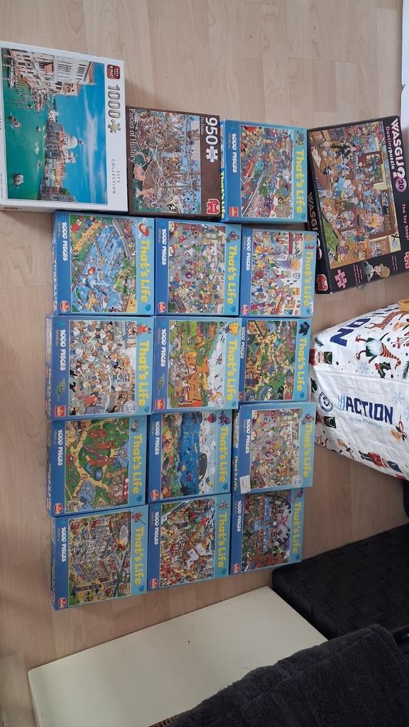 Puzzels, Ophalen