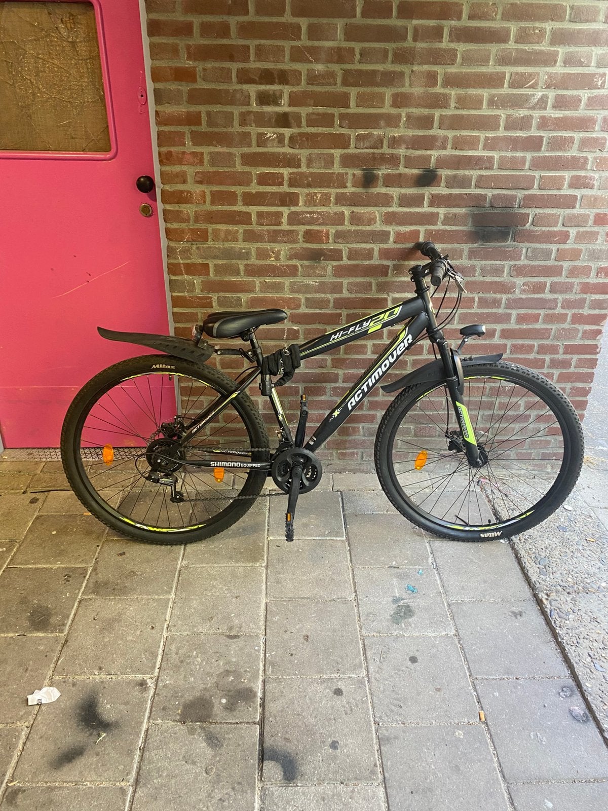 Groene fiets, Ophalen, Zo goed als nieuw, Staal, 24 inch of meer