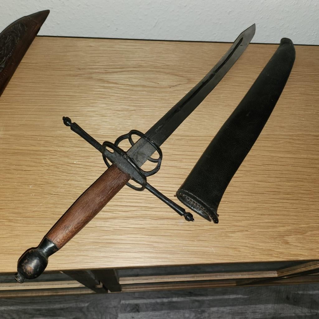 Handgemaakte Rapier met Schede - Uniek Stuk, Verzamelen, Ophalen, Gebruikt