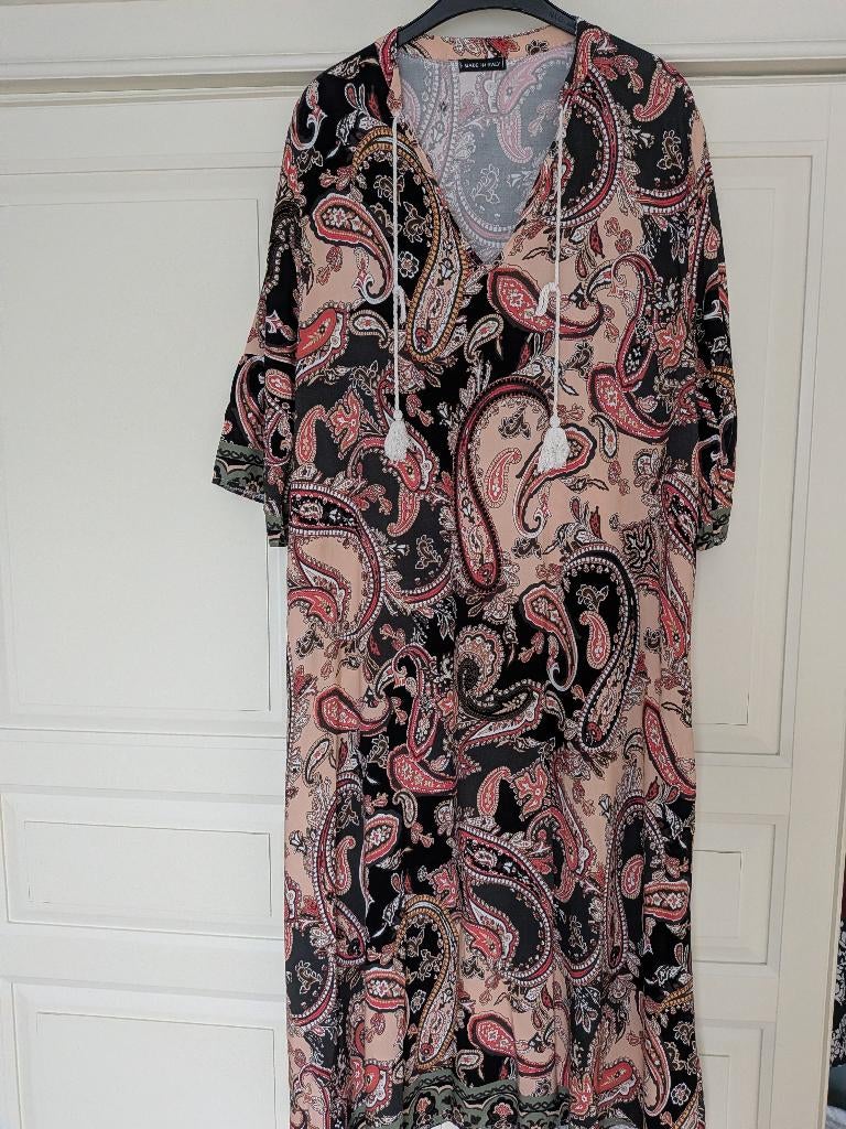 Luchtige jurk, Overige kleuren, Maat 46/48 (XL) of groter, Ophalen of Verzenden, Onder de knie
