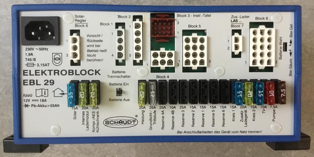 Schaudt EBL29 elektroblock, Schaudt, Zo goed als nieuw, Service@schaudt.de, Planckstr. 8 Markdorf