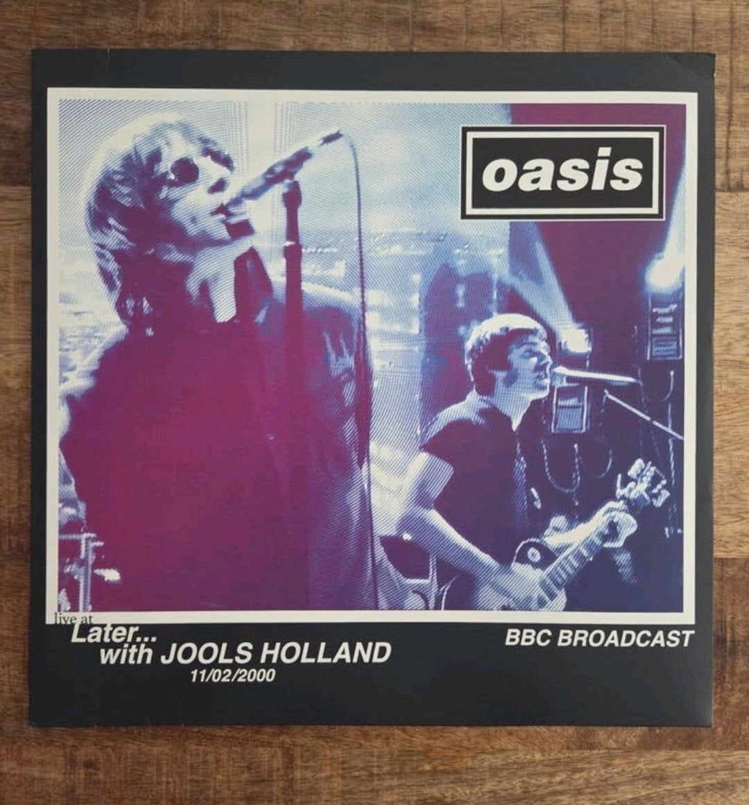 Lp oasis live at later with jools holland 11/02/2000, Cd's en Dvd's, Vinyl | Rock, Ophalen of Verzenden, Zo goed als nieuw, 12 inch