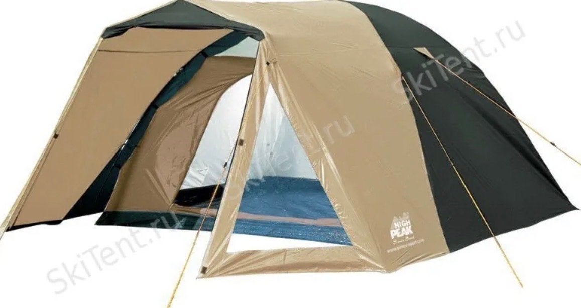 Ruime High Peak Estoril 3 TC tent - Ideaal voor kamperen!, Ophalen, Gebruikt, Tot en met 3