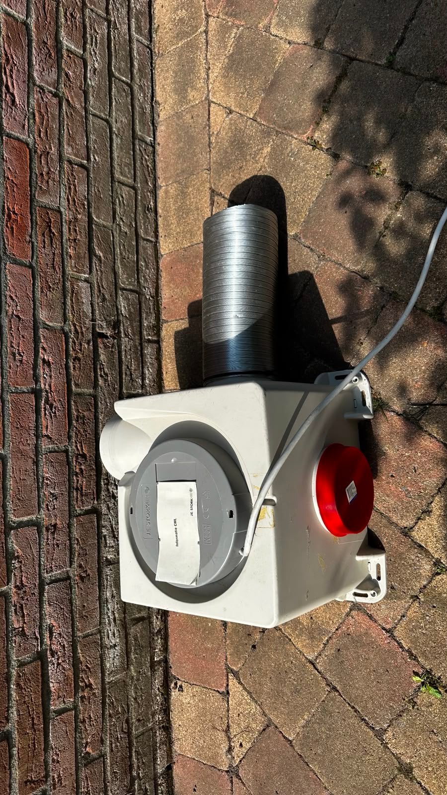 Mechanische ventilatie unit Stork, Doe-het-zelf en Verbouw, Ventilatie en Afzuiging, Ophalen, Gebruikt, Afzuiger
