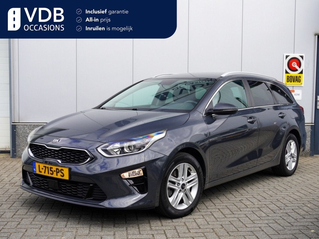 Kia Ceed Sportswagon 1.0 T-GDi Dyn.PlusLine Half leder | Sto, Auto's, Kia, 12 maanden, Gebruikt, Leder en Stof, Origineel Nederlands