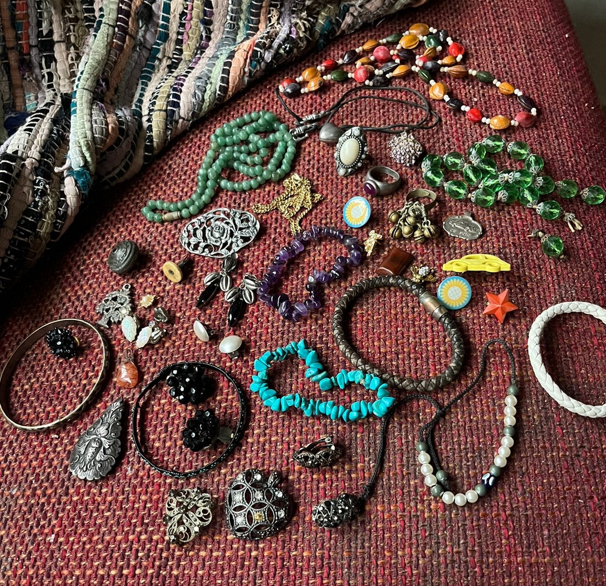 Groot Lot Sieraden - van alles wat, Ophalen of Verzenden, Gebruikt
