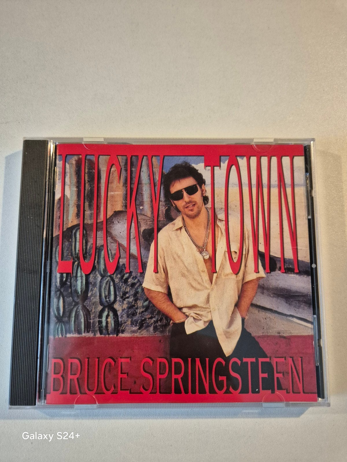 Bruce Springsteen-Lucky Town, Ophalen of Verzenden, Zo goed als nieuw, Poprock