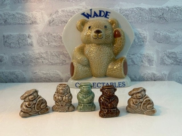 Wade Engeland Porselein Bear Ambitions (5X) - 1998, Ophalen of Verzenden, Nieuw, Dier