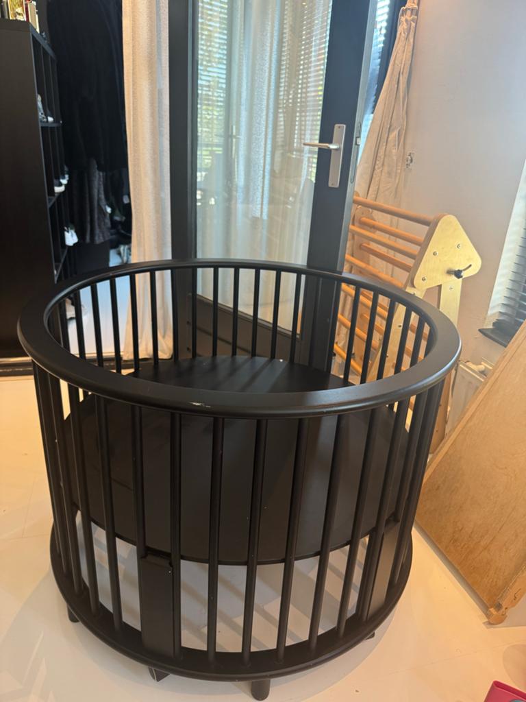 Bopita Box Zwart - Ronde Baby Box, Kinderen en Baby's, Boxen, Ophalen of Verzenden, Gebruikt, Rond, In hoogte verstelbaar