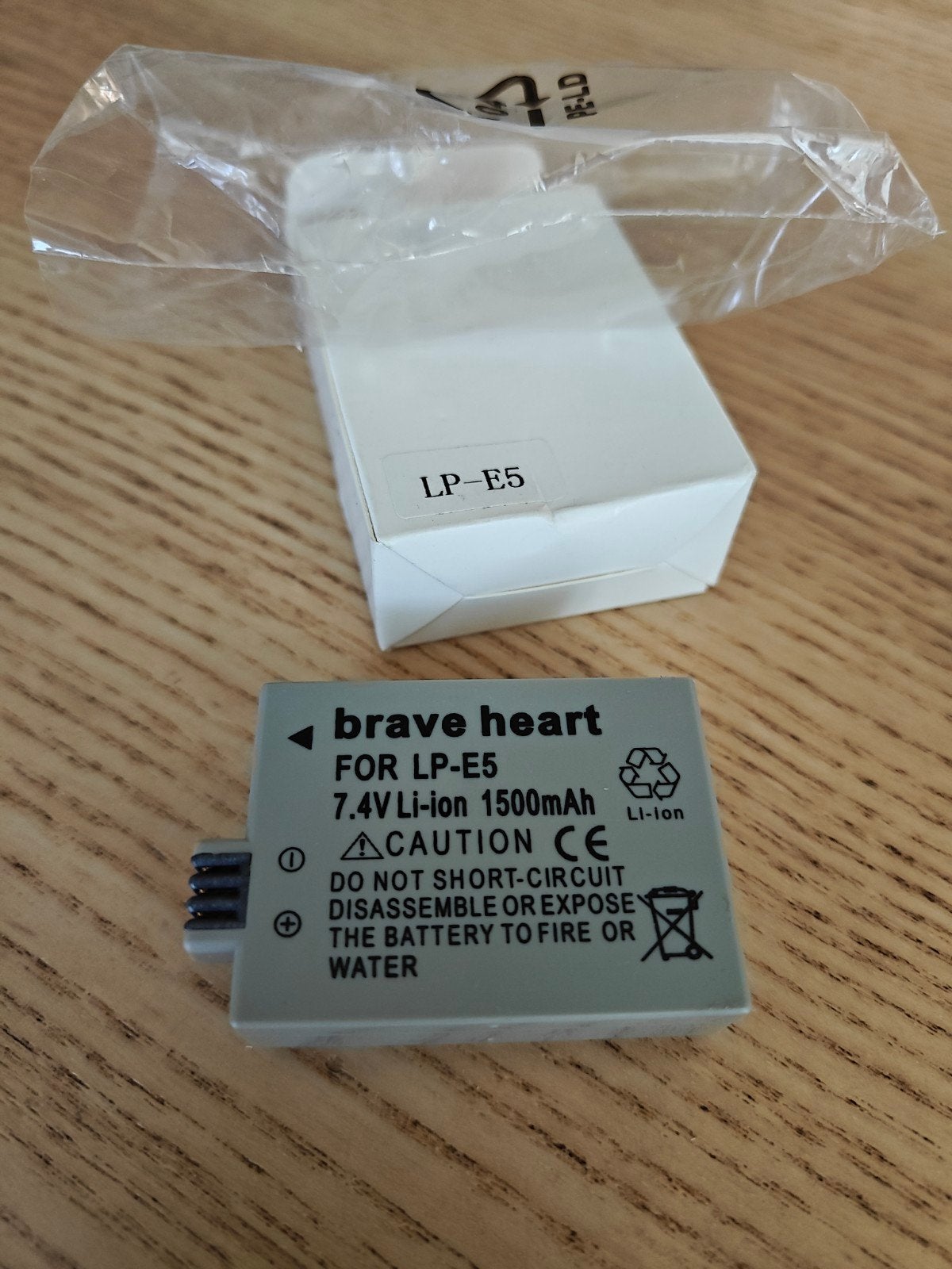 LP-E5 Oplaadbare Batterij voor Canon EOS 450D 500D 1000D, Ophalen of Verzenden, Nieuw