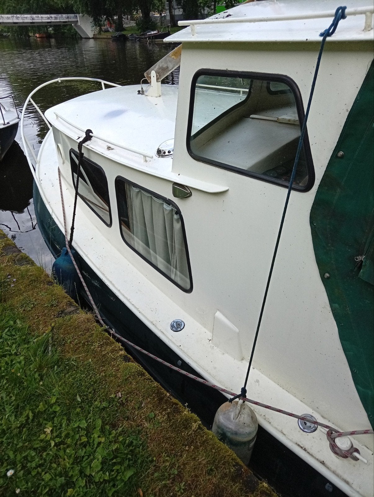 Beenakker vlet 7,50x240 werkende kajuit boot kruiser kruizer, Ophalen, Gebruikt, Motor en Techniek, Zeilboot of Motorboot