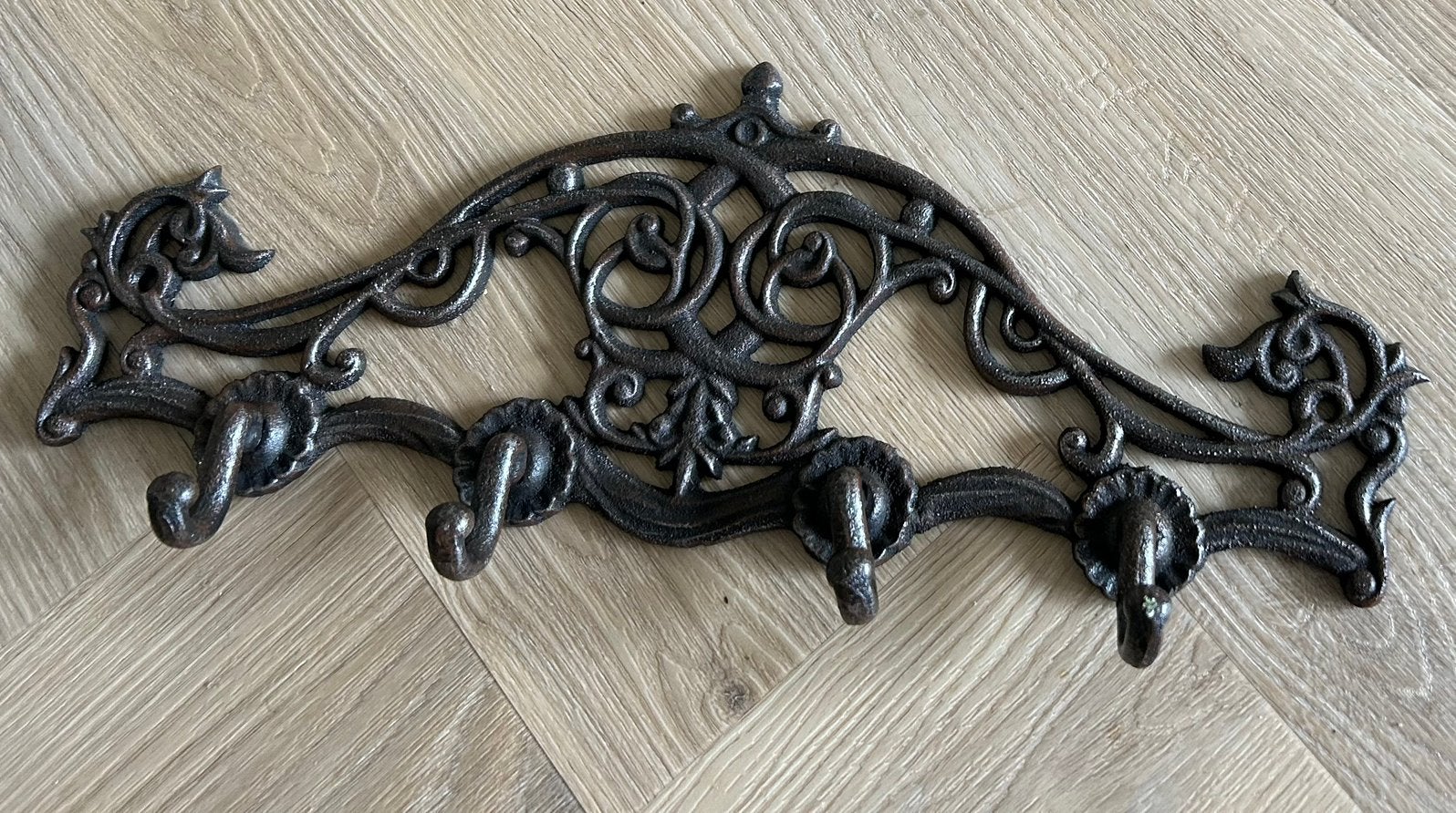 2 kapstokken met 4 haken, Huis en Inrichting, Woonaccessoires | Kapstokken, Gebruikt, Minder dan 100 cm, Hout, Ophalen