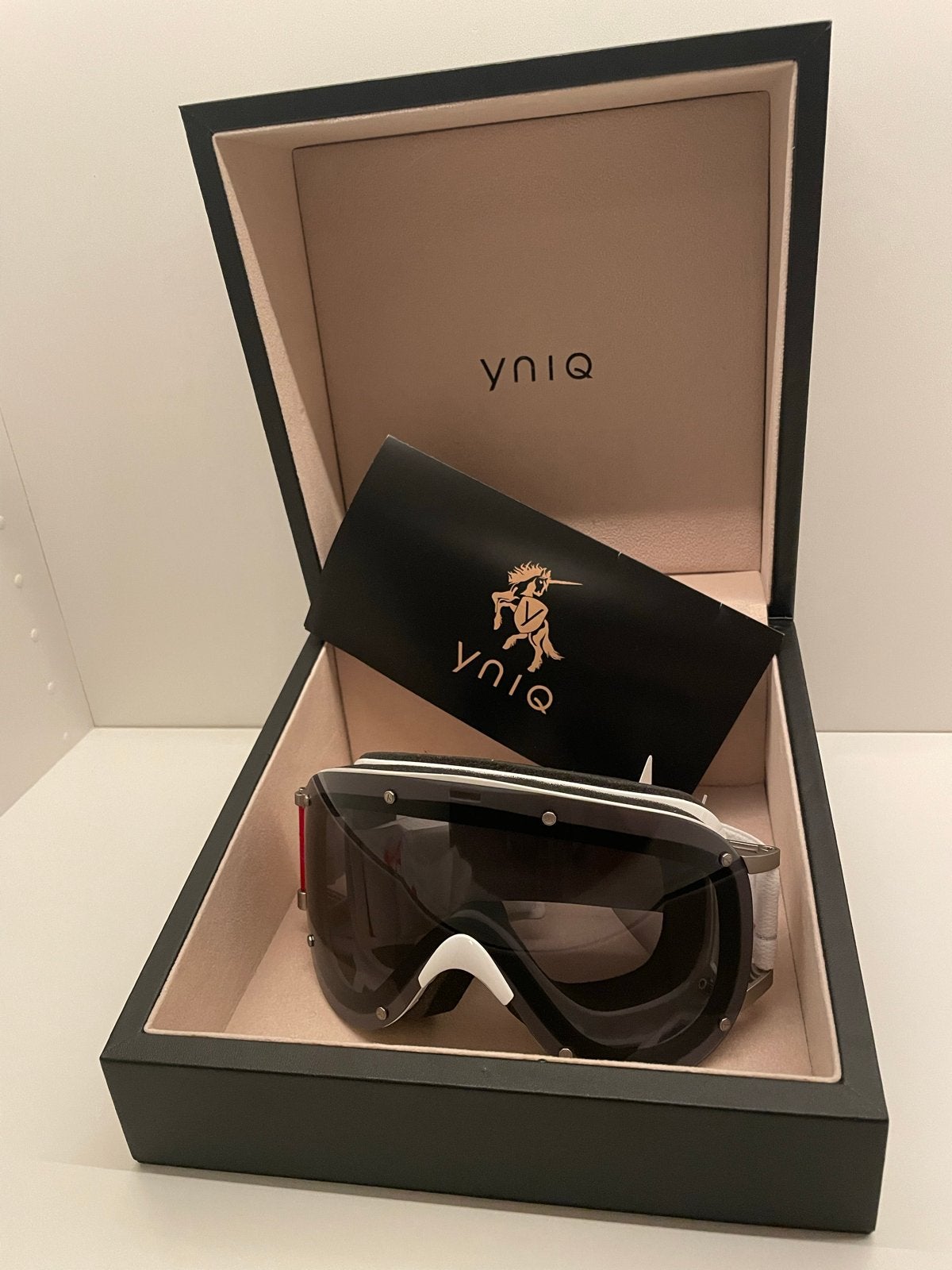 YNIQ Four White Star Dames Skibril - Nieuw in doos, Overige typen, Nieuw, Skiën, Ophalen