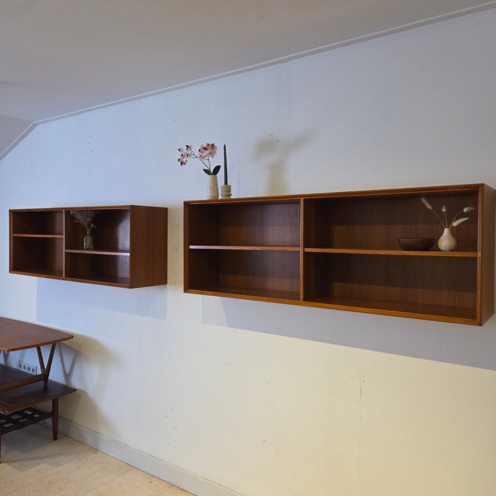 Rex Raab, Wilhelm Renz Varia-150 vintage wandkast zwevend, Ophalen, Met plank(en), Gebruikt, 150 tot 200 cm