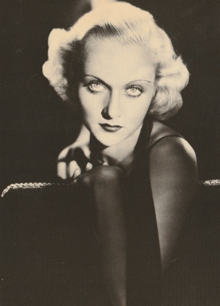 Kaart Carole Lombard, Verzamelen, Verzenden, Ongelopen, Sterren en Beroemdheden