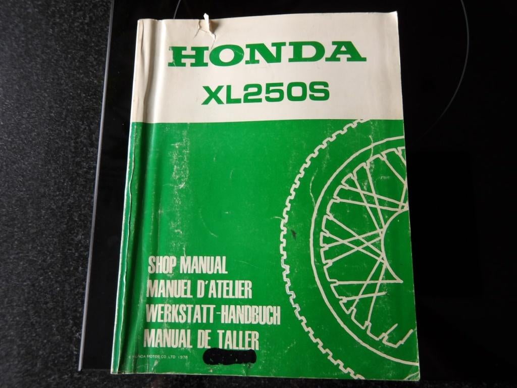 Werkplaatshandboek Honda XL250S 1978, Motoren, Verzenden, Honda