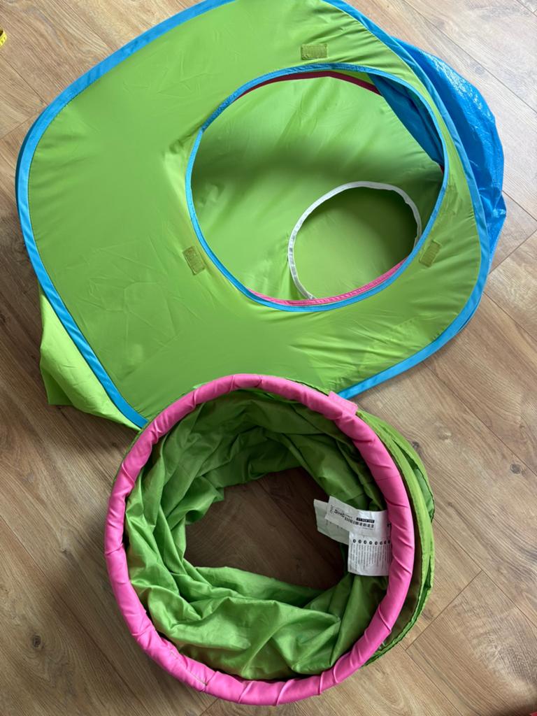 Speelkubus met tunnel Ikea, Ophalen, Gebruikt
