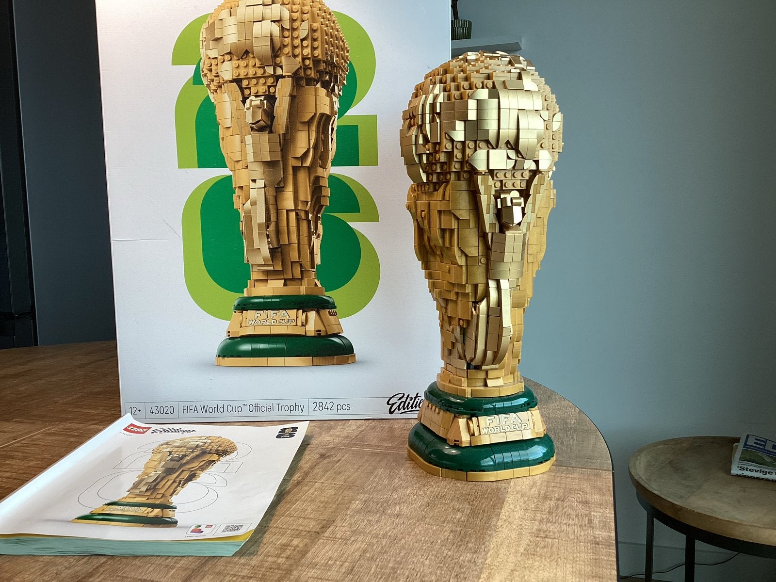 Lego FIFA World Cup Trofee 43020 - Zo goed als nieuw, Ophalen, Lego, Zo goed als nieuw, Compleet