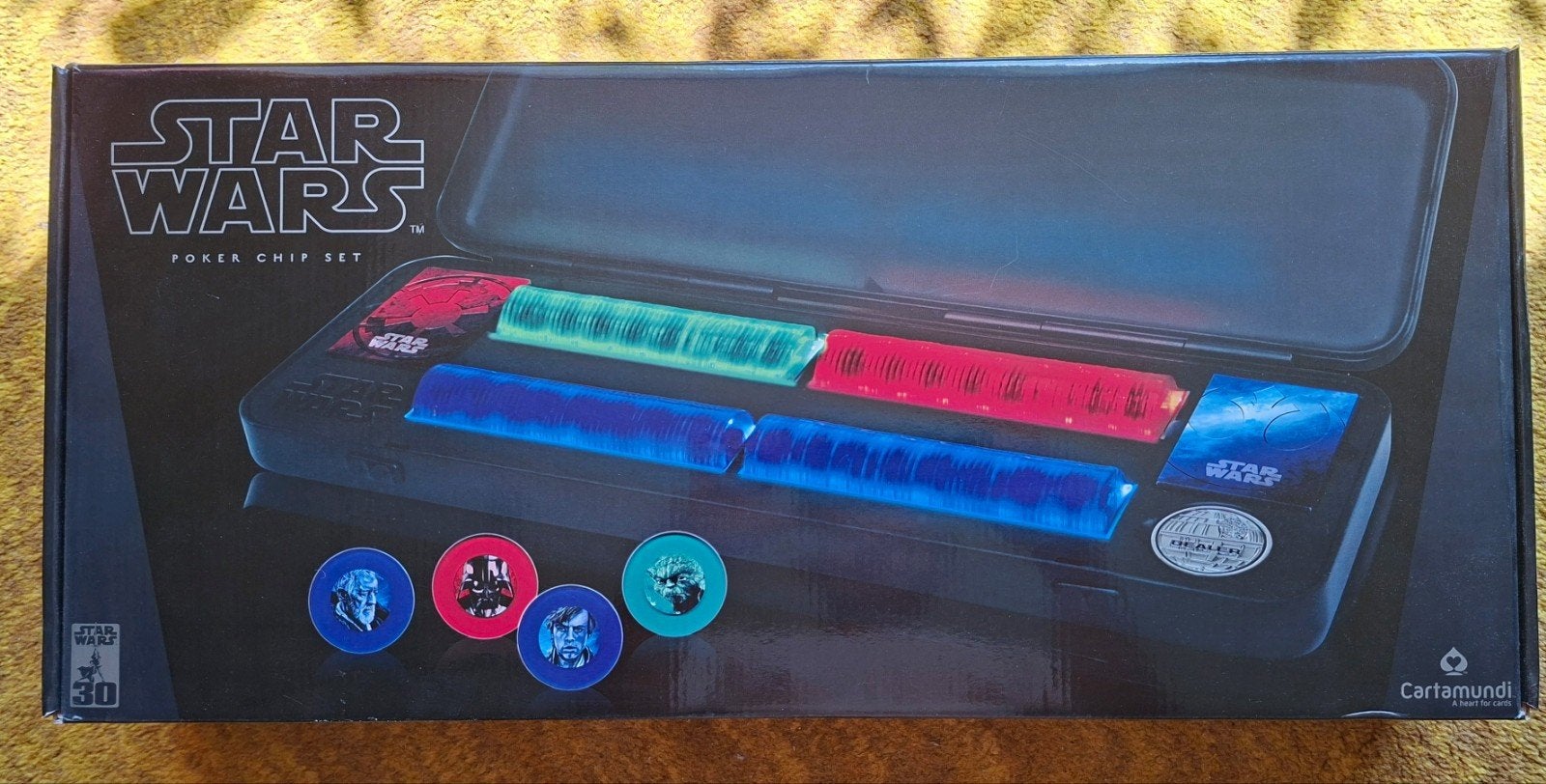 Star Wars Poker Set met Licht - Zonder Batterijen, Verzamelen, Star Wars, Ophalen of Verzenden, Zo goed als nieuw, Gebruiksvoorwerp