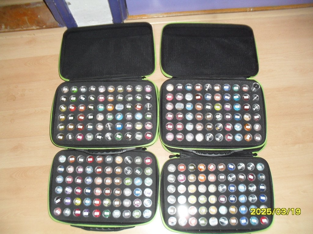 4 ZGAN Diamond Painting koffers met giga veel steentjes, Hobby en Vrije tijd, Knutselen, Ophalen of Verzenden, Nieuw, Diamond painting