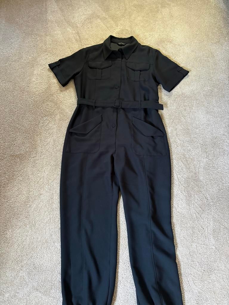 Prachtig zwart Jumpsuit Tara Jarmon maat 40, Ophalen of Verzenden, Zo goed als nieuw, Maat 38/40 (M), Zwart