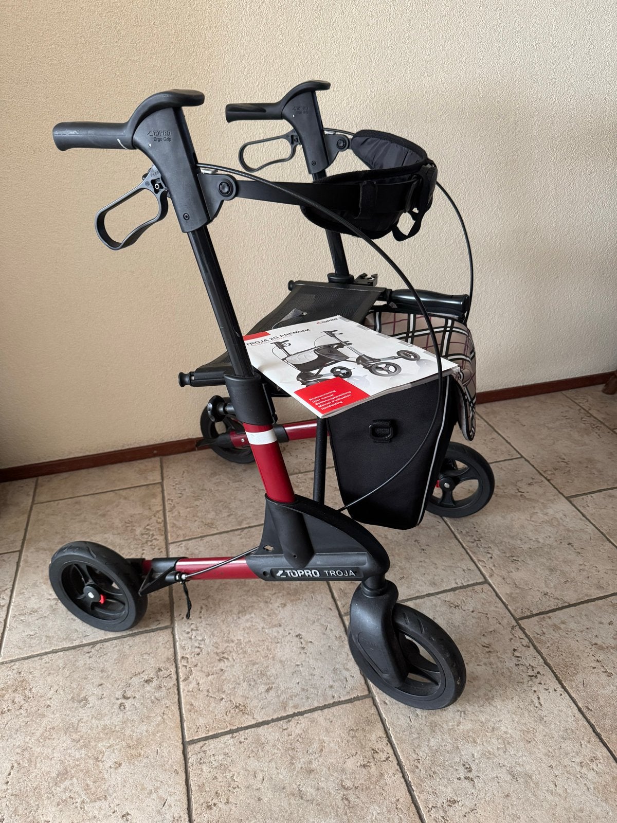 Rollator Topro Troja 2G Premium, Ophalen, Opvouwbaar
