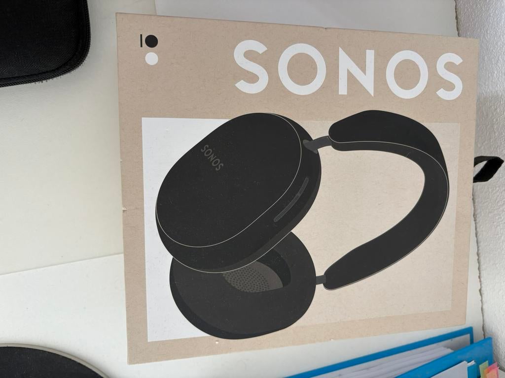 Sonos Ace Koptelefoon Zwart, Overige merken, Nieuw, Draadloos, Op oor (supra aural)