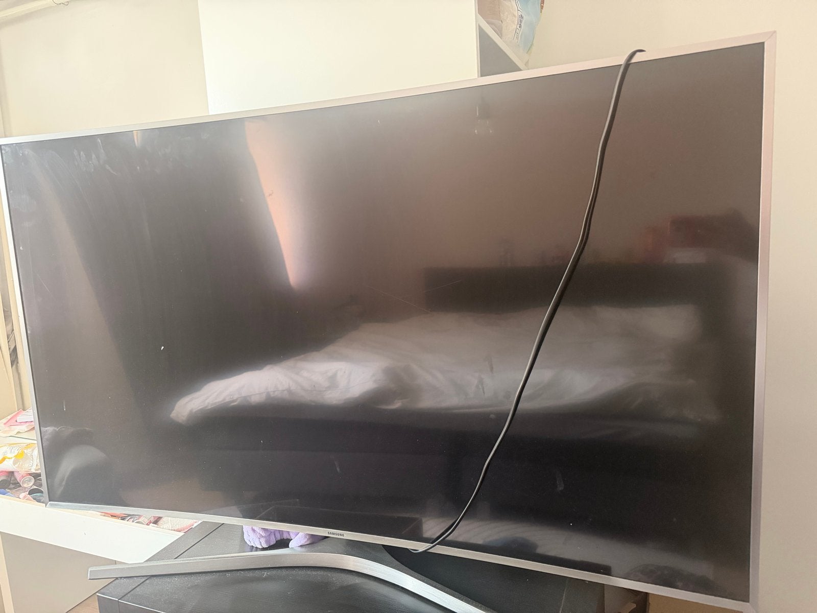 Samsung UE55MU6650 55 inch Curved 4K UHD Smart TV, Audio, Tv en Foto, Televisies, Ophalen, 50 Hz, Samsung, 100 cm of meer