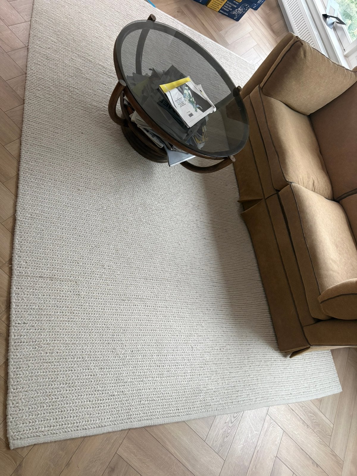 Nordic Weavers wollen vloerkleed, Ophalen, Gebruikt