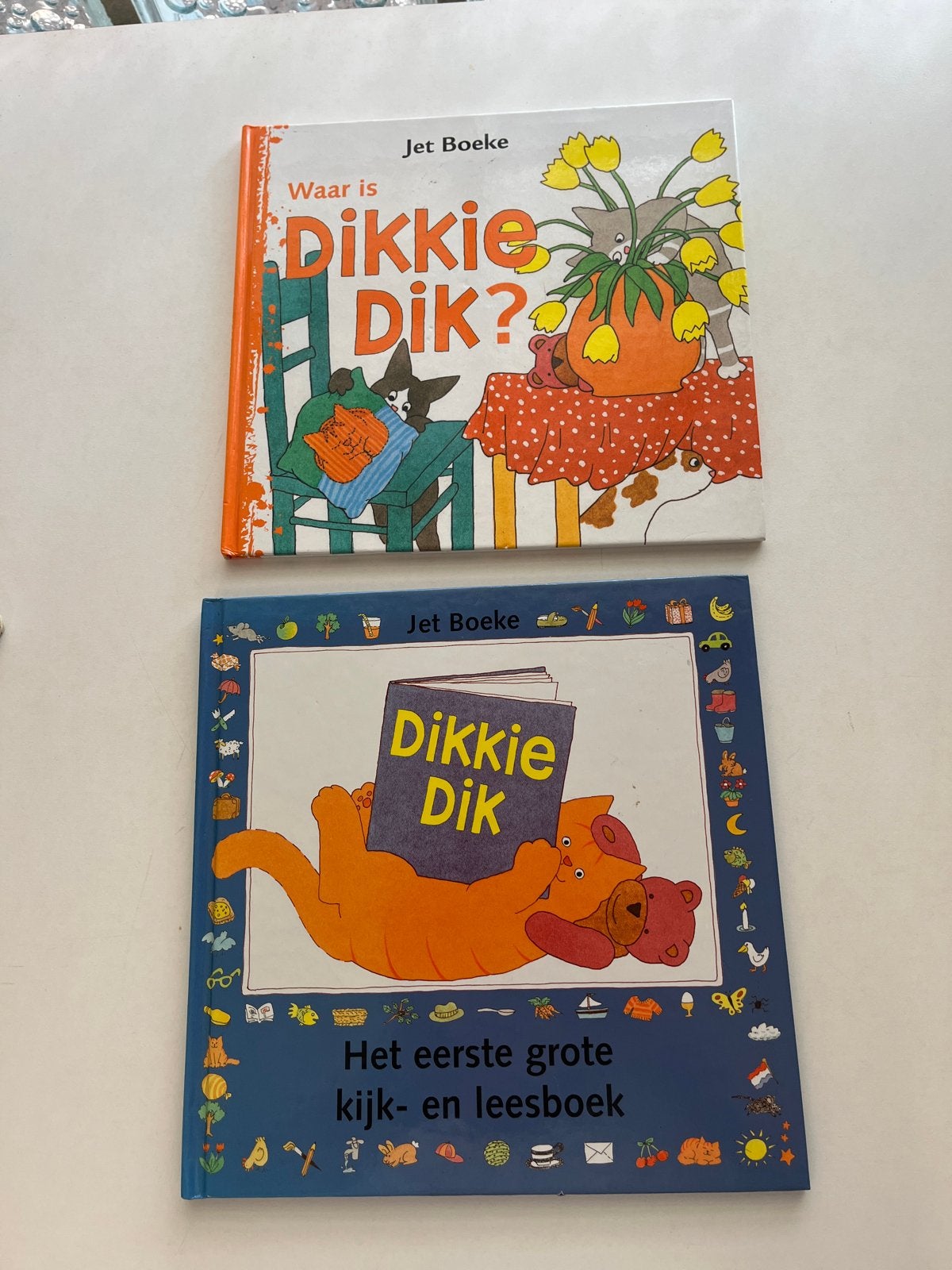 Dikkie Dik boeken: Waar is Dikkie Dik? & Het eerste grote ki, Boeken, Fictie algemeen, Verzenden, Jongen of Meisje, Zo goed als nieuw