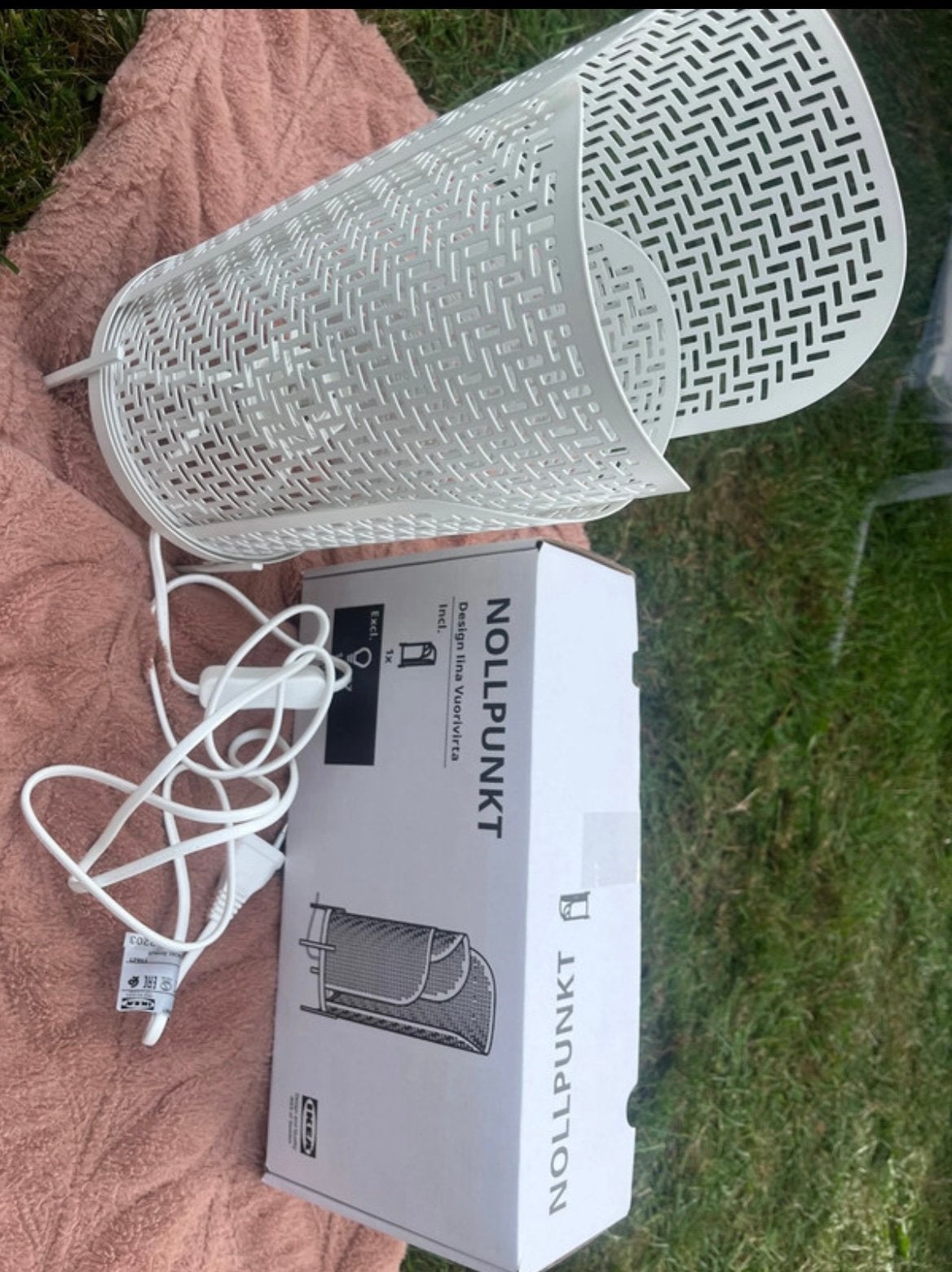 Nollpunkt Ikea lampje, Met schakelaar, Nieuw, Wit, Ophalen of Verzenden