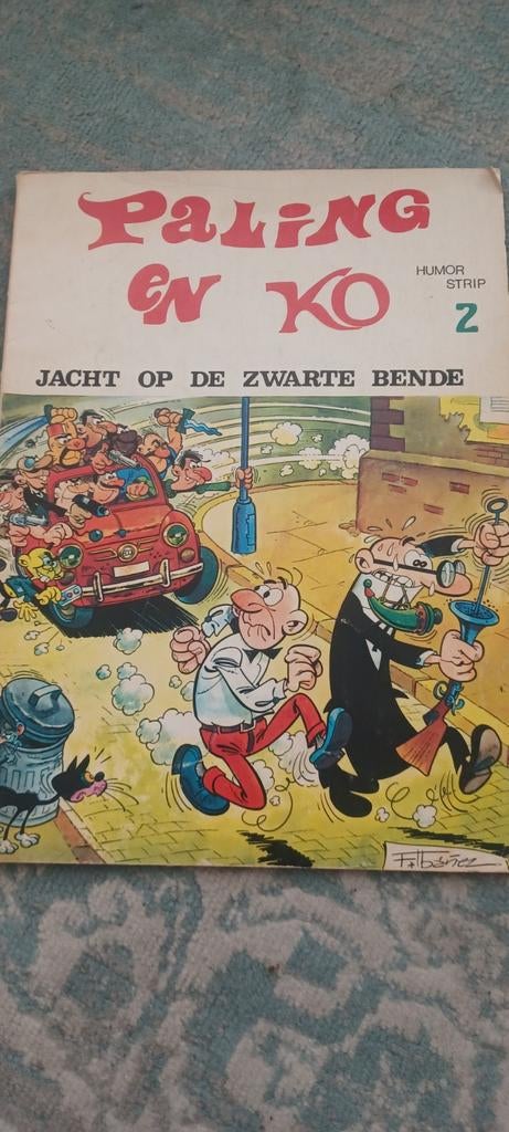 Paling en Ko - Jacht op de Zwarte Bende (Humorstrip 2), Boeken, Stripboeken, Eén stripboek, Ophalen of Verzenden, Gelezen, F. Ibáñez