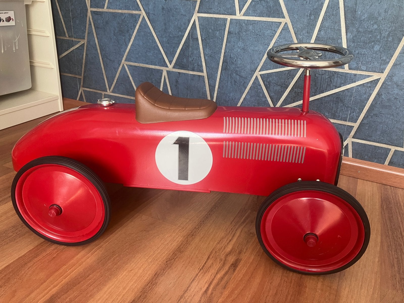 Rode loopauto, Ophalen, Zo goed als nieuw, Loopvoertuig