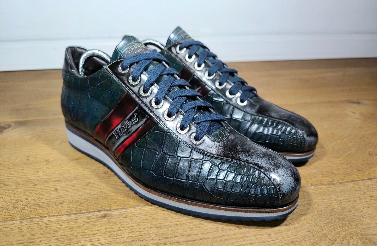 Harris Firenze exclusieve herenschoenen maat 9 / 43, Ophalen, Harris, Overige kleuren, Zo goed als nieuw