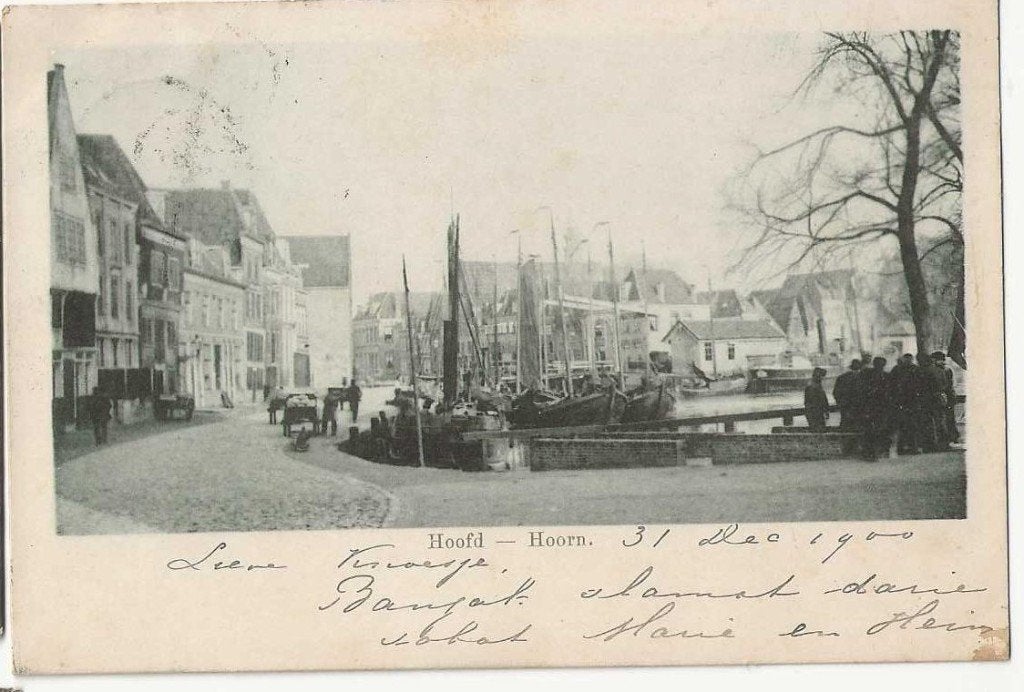 Hoorn-157     Hoofd, Verzenden, Voor 1920, Gelopen, Noord-Holland