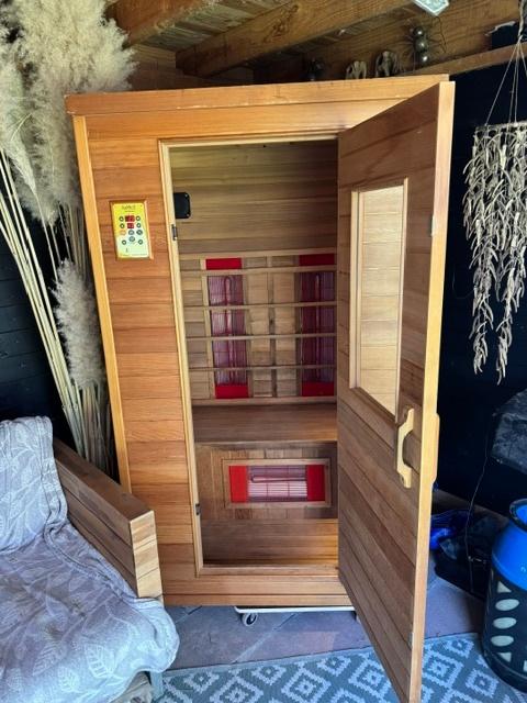 Infrarood sauna, Ophalen of Verzenden, Gebruikt, Infrarood, Complete sauna