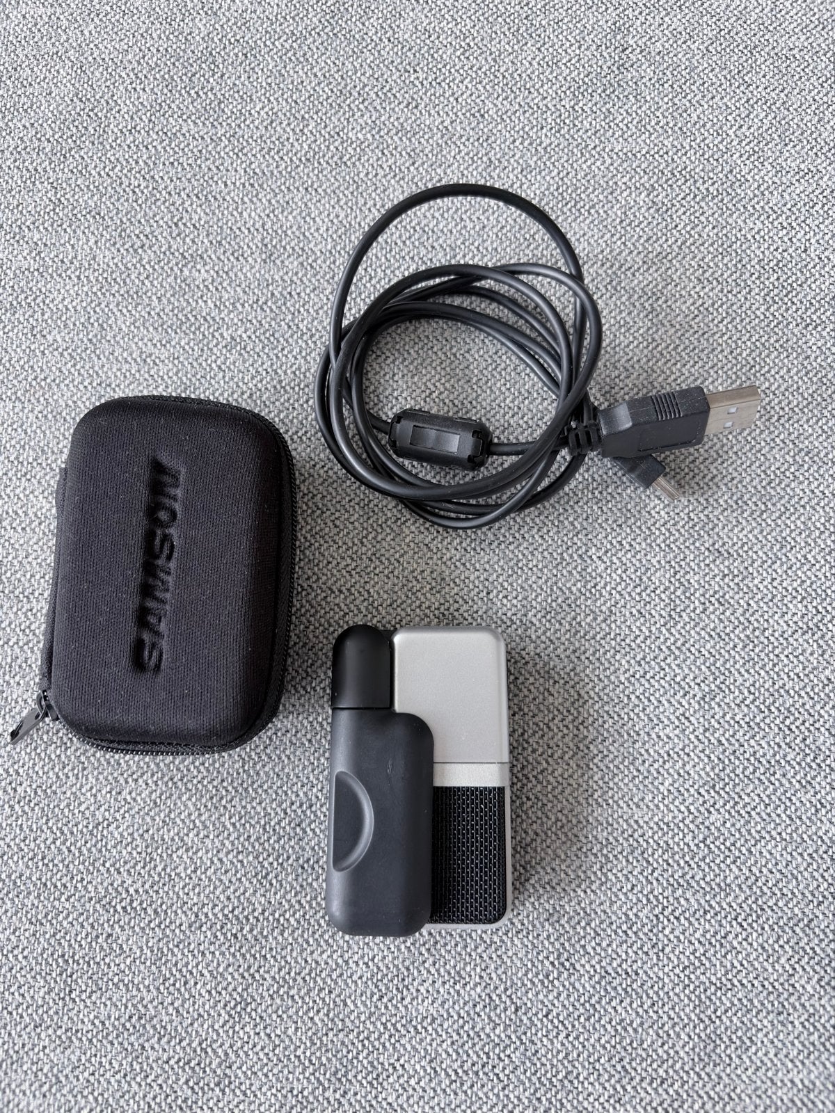 Samson Go Mic USB Microfoon met Etui en Kabel, Ophalen of Verzenden, Gebruikt, Studiomicrofoon